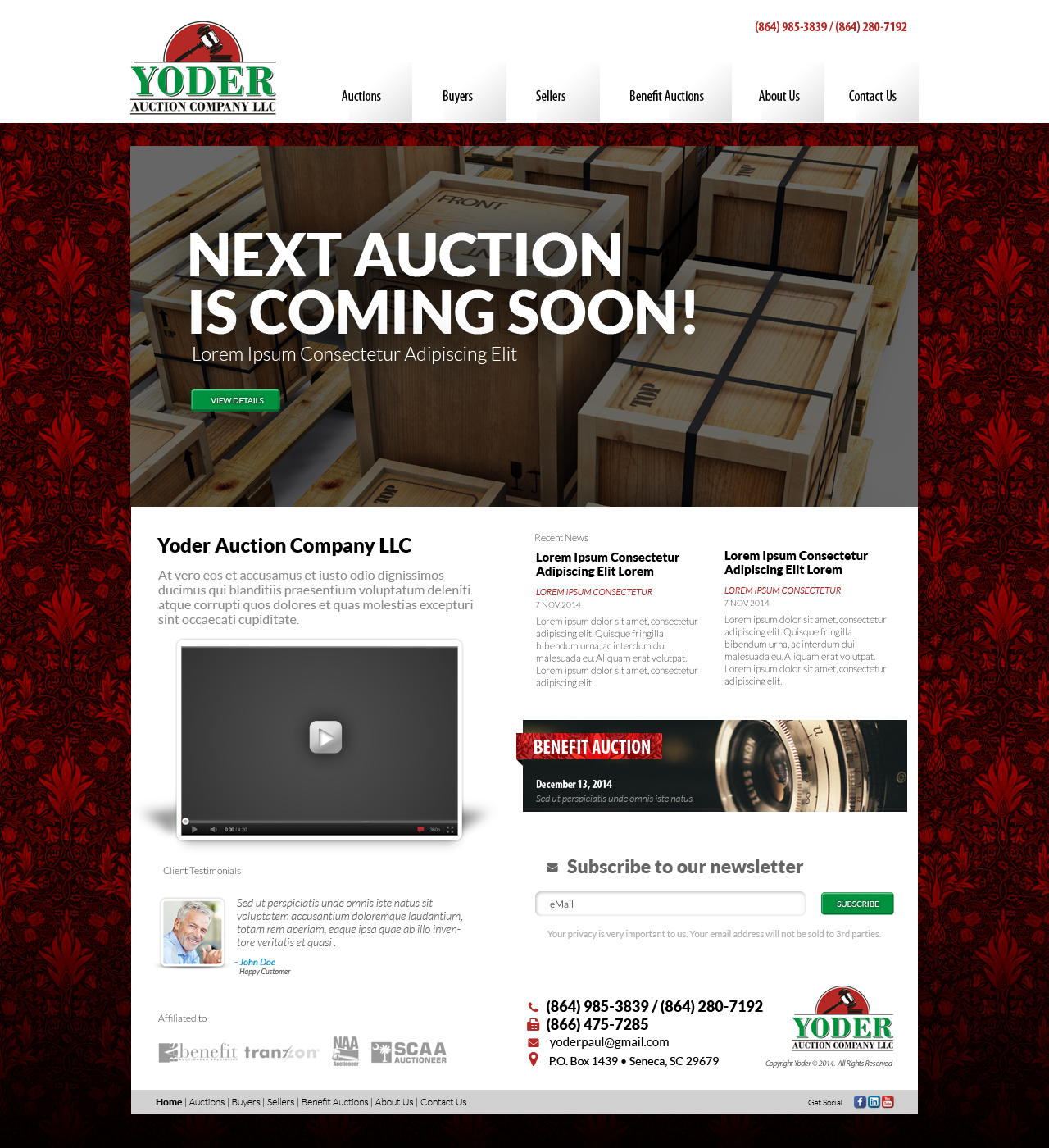 Design Wordpress par an3 pour AuctionServices.com, Inc. | Design #4851505