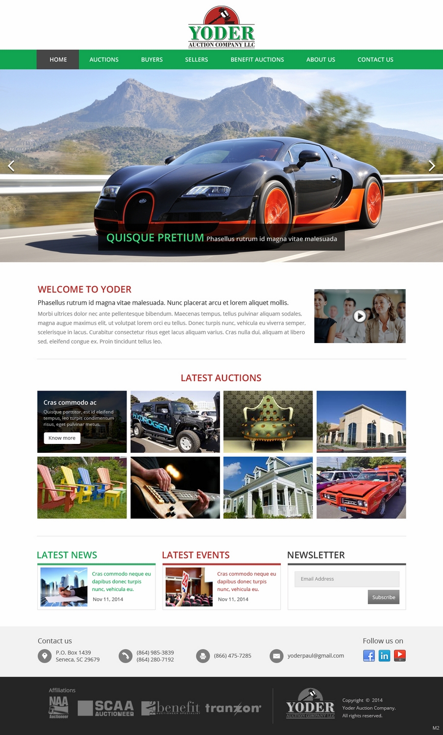 Design Wordpress par pb pour AuctionServices.com, Inc. | Design #4878871