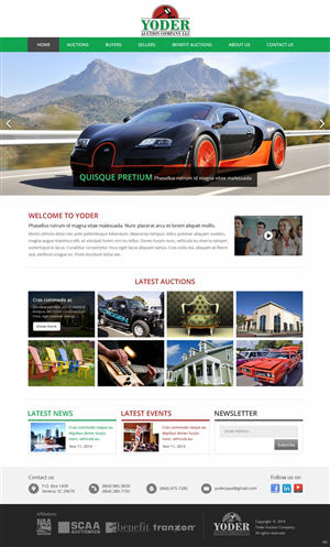 Design Wordpress par pb pour AuctionServices.com, Inc. | Design : #4878871