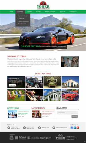 Design Wordpress par pb pour AuctionServices.com, Inc. | Design : #4878875
