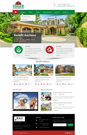 Design Wordpress par pb pour AuctionServices.com, Inc. | Design : #4885953