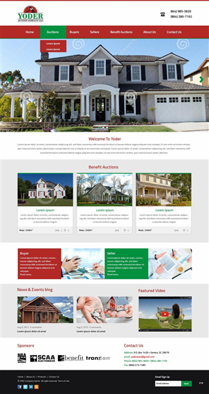 Design Wordpress par pb pour AuctionServices.com, Inc. | Design : #4885956