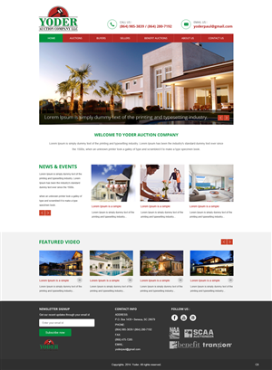 Design Wordpress par pb pour AuctionServices.com, Inc. | Design : #4888933