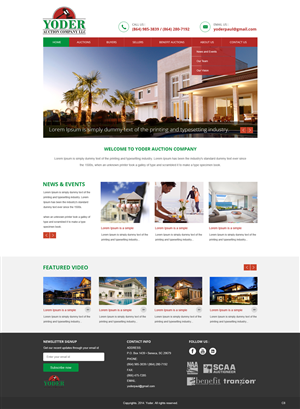 Design Wordpress par pb pour AuctionServices.com, Inc. | Design : #4888937