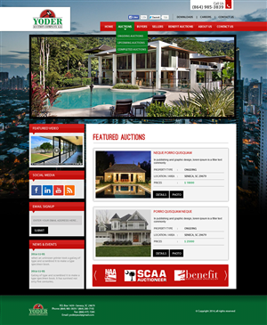 Design Wordpress par Vblue pour AuctionServices.com, Inc. | Design : #4859517