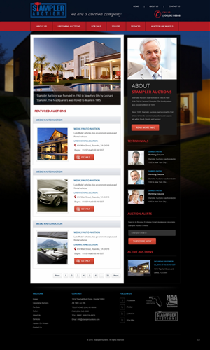 Wordpress Design by pb for AuctionServices.com, Inc. | Design: #4811077