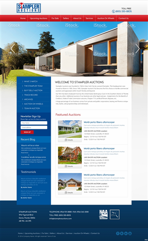 Wordpress Design by pb for AuctionServices.com, Inc. | Design: #4811111