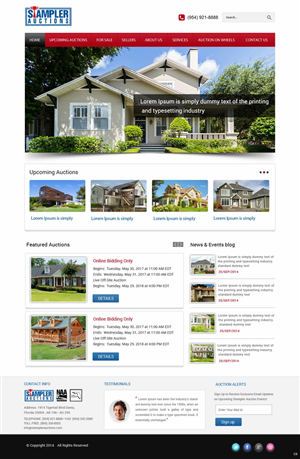 Wordpress Design by pb for AuctionServices.com, Inc. | Design: #4811114