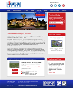 Wordpress Design by Creative X Designs for AuctionServices.com, Inc. | Design: #4814890