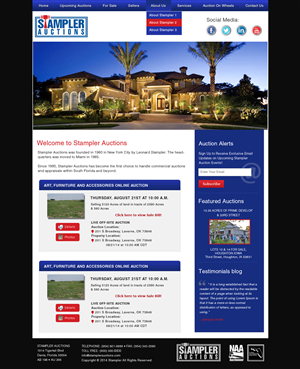 Wordpress Design by Creative X Designs for AuctionServices.com, Inc. | Design: #4815361