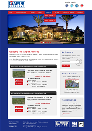 Wordpress Design by Creative X Designs for AuctionServices.com, Inc. | Design: #4821602