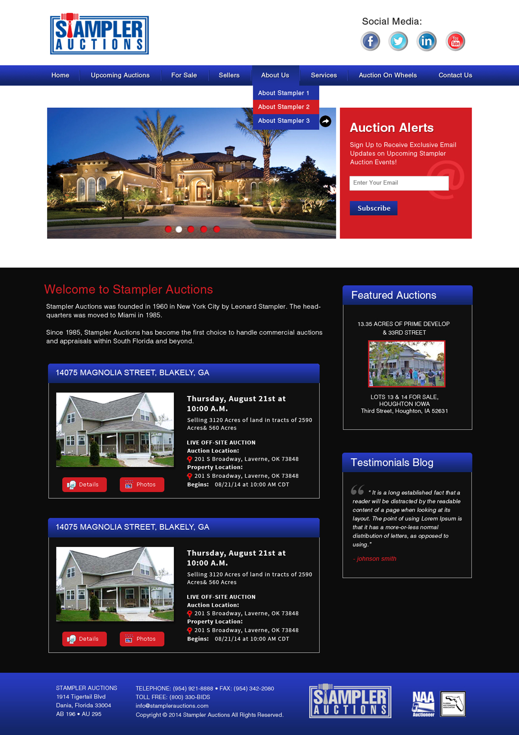 Wordpress Design by Creative X Designs for AuctionServices.com, Inc. | Design #4821841