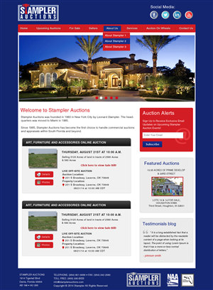 Wordpress Design by Creative X Designs for AuctionServices.com, Inc. | Design: #4821888