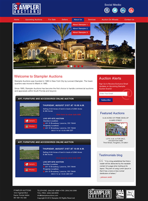 Wordpress Design by Creative X Designs for AuctionServices.com, Inc. | Design: #4821938