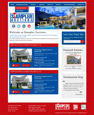 Wordpress Design by Creative X Designs for AuctionServices.com, Inc. | Design: #4829267
