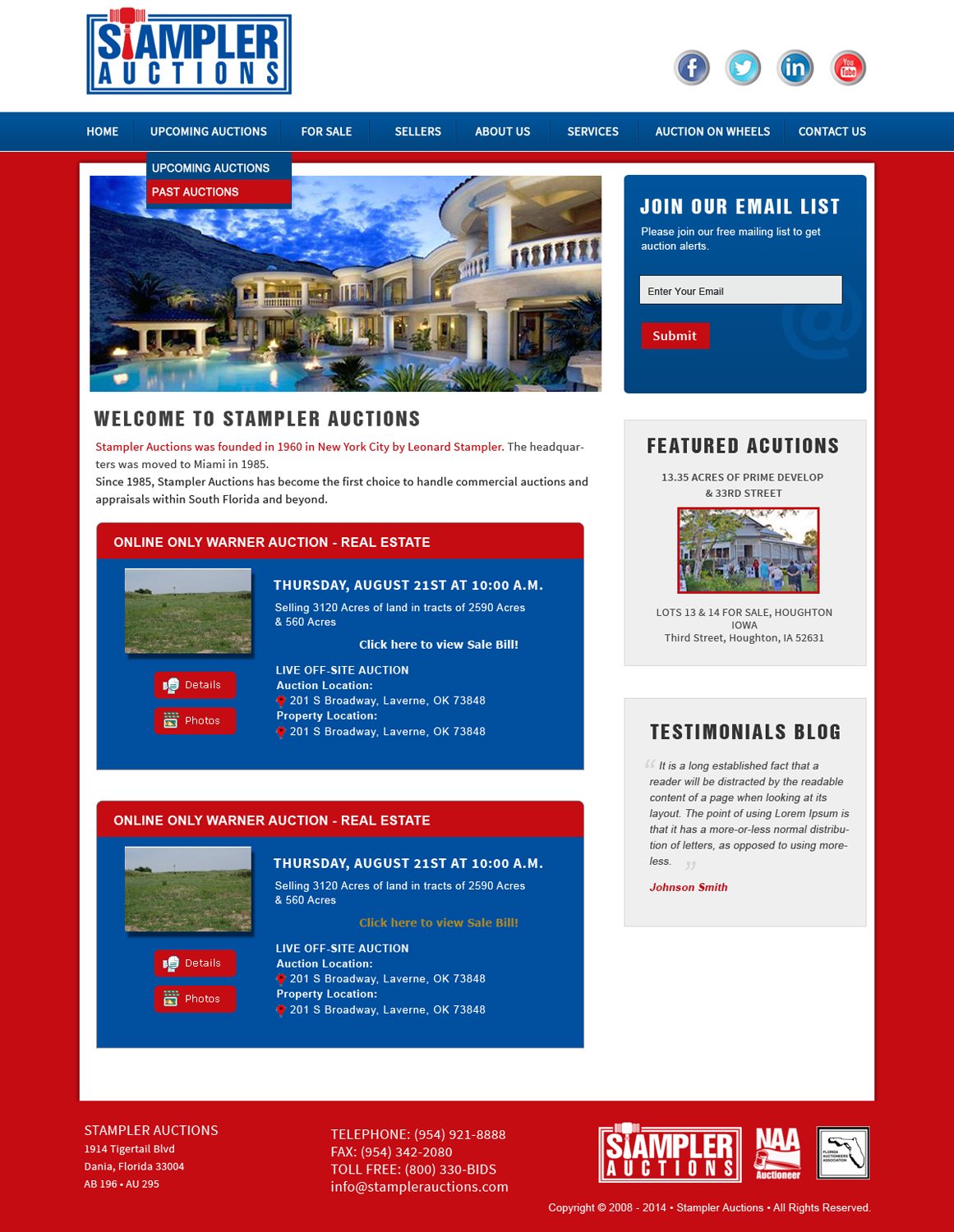 WordPress-Design von Creative X Designs für AuctionServices.com, Inc. | Design #4829596