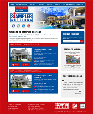 Wordpress Design by Creative X Designs for AuctionServices.com, Inc. | Design: #4829638