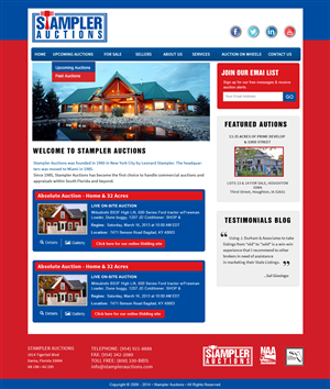 Wordpress Design by Creative X Designs for AuctionServices.com, Inc. | Design: #4835587