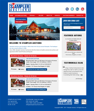 Wordpress Design by Creative X Designs for AuctionServices.com, Inc. | Design: #4835769