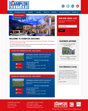 Wordpress Design by Creative X Designs for AuctionServices.com, Inc. | Design: #4836306