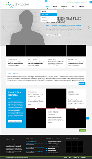 Design Wordpress par sameerbashyal pour Via Gazzoletti, 15 - 38100 TN Codice fiscale/Partita IVA: 02341550222 Cup : C78G14001890008 | Design #5099549