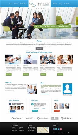 Design Wordpress par pb pour Via Gazzoletti, 15 - 38100 TN Codice fiscale/Partita IVA: 02341550222 Cup : C78G14001890008 | Design : #5039414