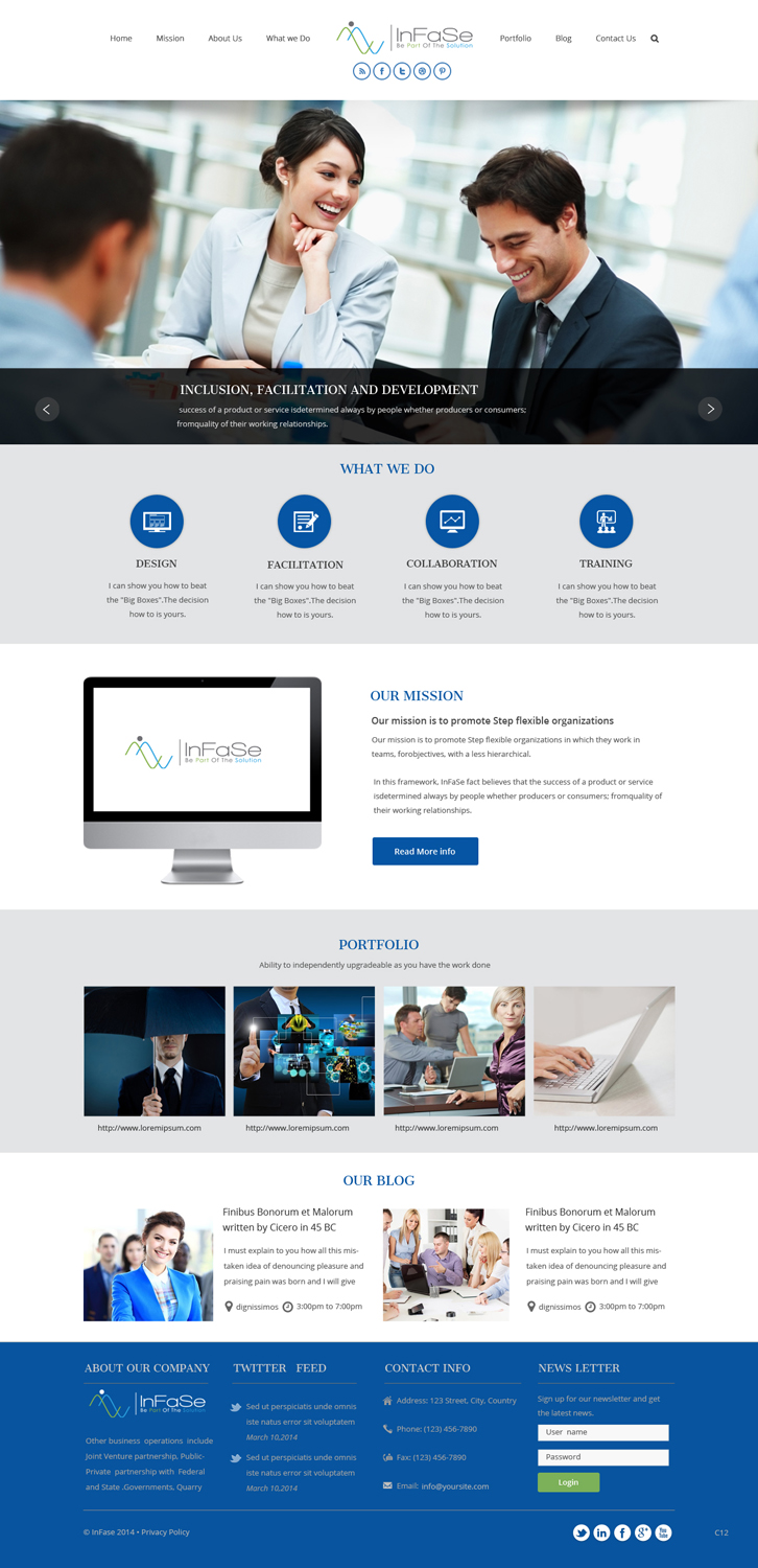Wordpress Design by pb for Via Gazzoletti, 15 - 38100 TN Codice fiscale/Partita IVA: 02341550222 Cup : C78G14001890008 | Design #5041510