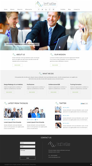 Design Wordpress par pb pour Via Gazzoletti, 15 - 38100 TN Codice fiscale/Partita IVA: 02341550222 Cup : C78G14001890008 | Design : #5041541
