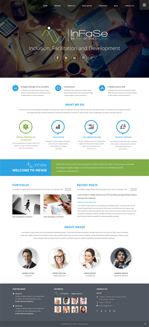 Design Wordpress par pb pour Via Gazzoletti, 15 - 38100 TN Codice fiscale/Partita IVA: 02341550222 Cup : C78G14001890008 | Design : #5049494