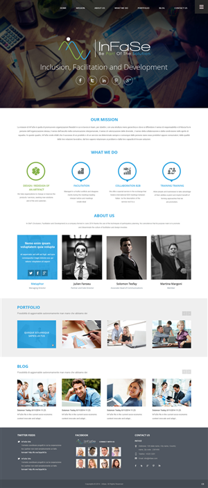 Design Wordpress par pb pour Via Gazzoletti, 15 - 38100 TN Codice fiscale/Partita IVA: 02341550222 Cup : C78G14001890008 | Design #5087679