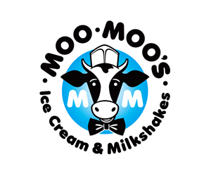 Logo Design by Allen Mercer for Moo-Moo Ice Cream & Milkshakes | Design: #4810383