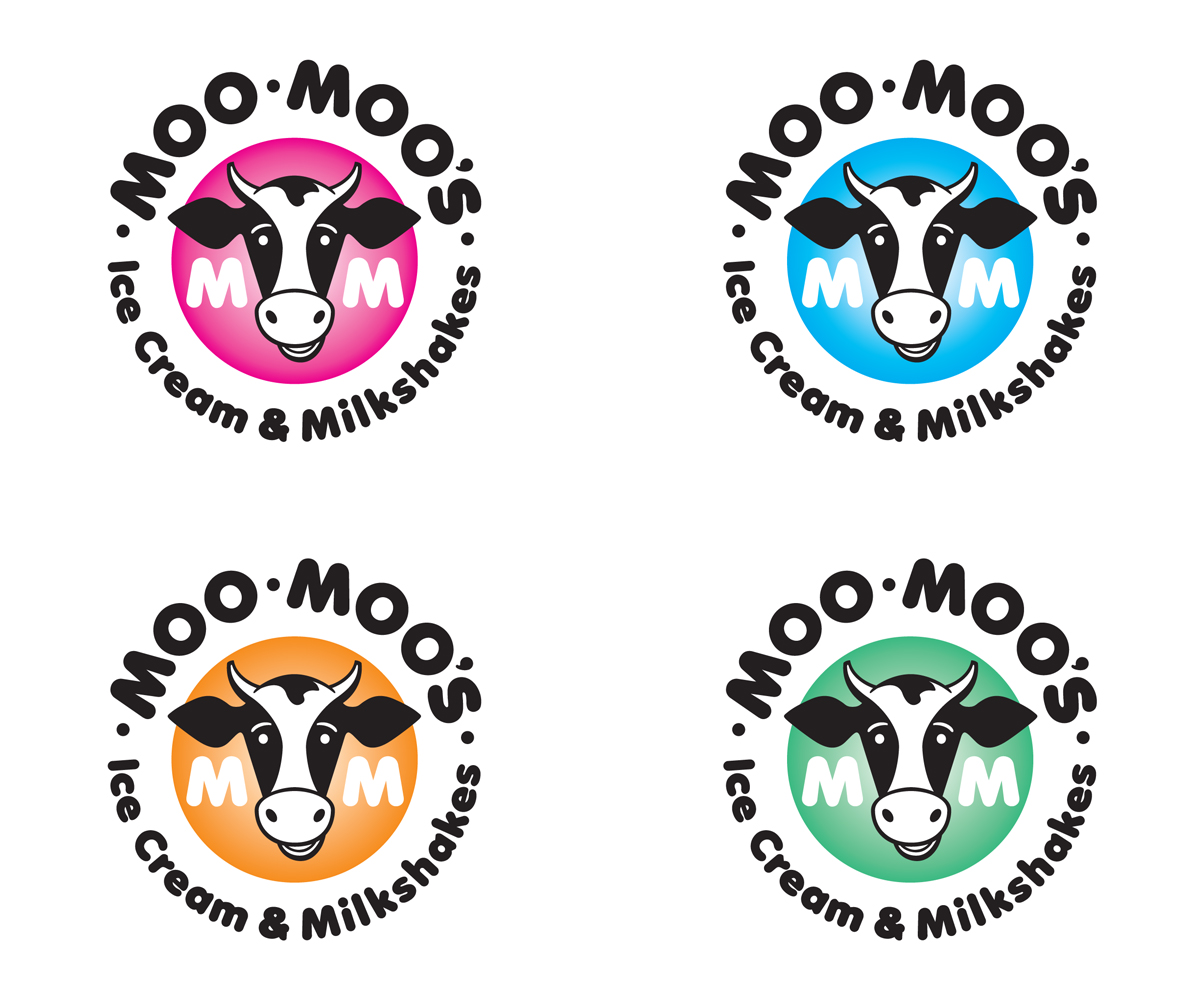 Logo Design by Allen Mercer for Moo-Moo Ice Cream & Milkshakes | Design #4819506