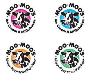 Logo Design by Allen Mercer for Moo-Moo Ice Cream & Milkshakes | Design: #4856267