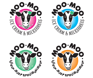 Logo Design by Allen Mercer for Moo-Moo Ice Cream & Milkshakes | Design: #4948144