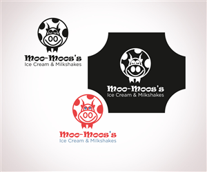 Logo-Design von Bielka design für Moo-Moo Ice Cream & Milkshakes | Design: #4842279