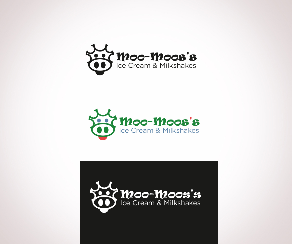Logo-Design von Bielka design für Moo-Moo Ice Cream & Milkshakes | Design #4842283