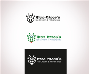 Logo-Design von Bielka design für Moo-Moo Ice Cream & Milkshakes | Design: #4842283
