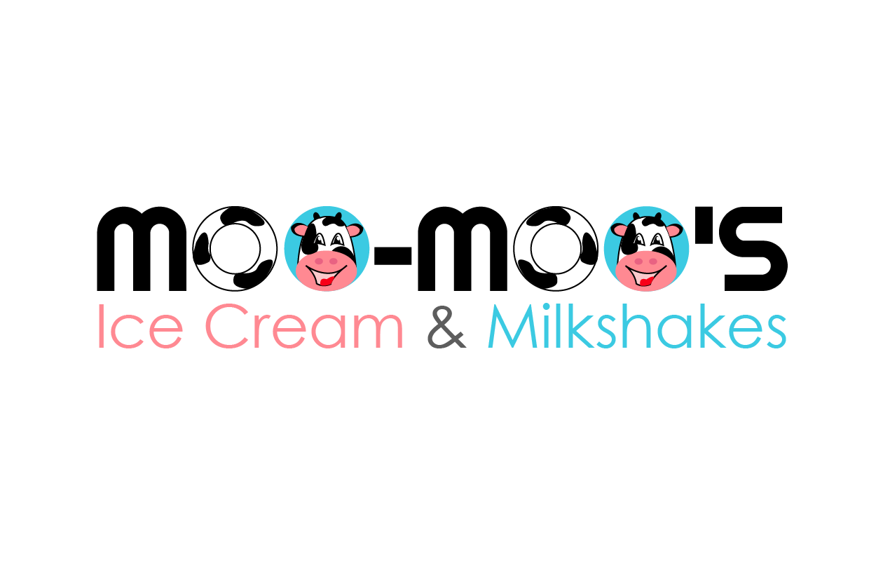Logo Design by railaine for Moo-Moo Ice Cream & Milkshakes | Design #4836899