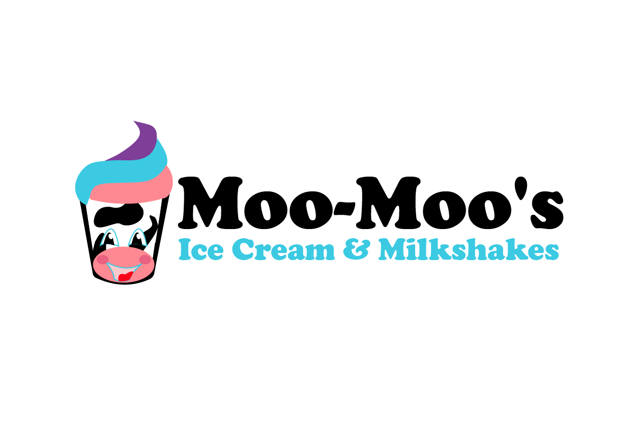 Logo-Design von railaine für Moo-Moo Ice Cream & Milkshakes | Design #4837001