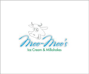 Logo-Design von Artist.Jaswinder für Moo-Moo Ice Cream & Milkshakes | Design: #4853729