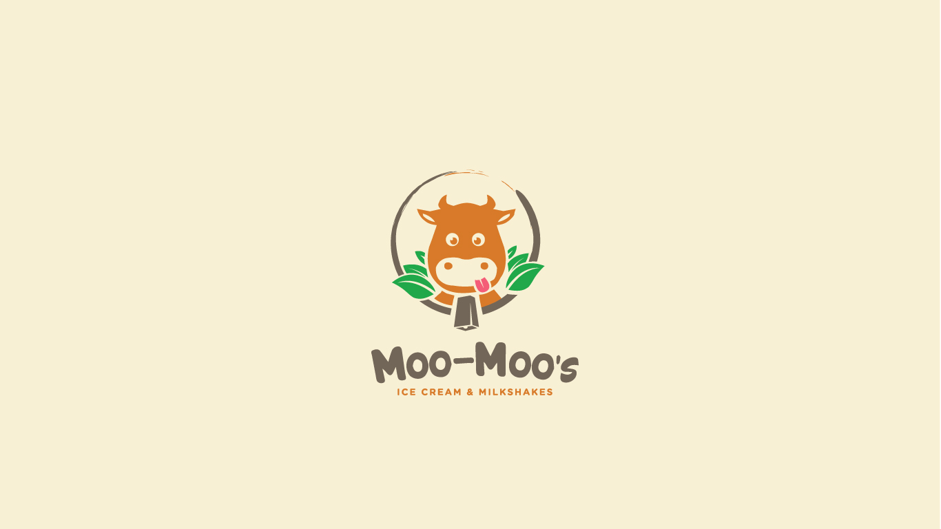 Logo-Design von pansit für Moo-Moo Ice Cream & Milkshakes | Design #4808951