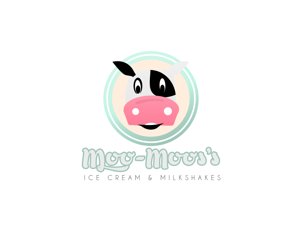 Logo-Design von Lovely Claire für Moo-Moo Ice Cream & Milkshakes | Design #4842408