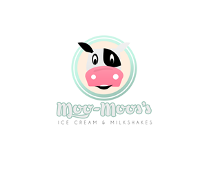 Logo-Design von Lovely Claire für Moo-Moo Ice Cream & Milkshakes | Design: #4842408