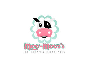 Logo-Design von Lovely Claire für Moo-Moo Ice Cream & Milkshakes | Design: #4842436