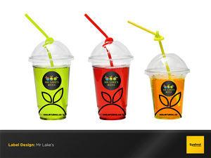 juice cups take away - transparent plastic  | Design Emballage par Syahrol