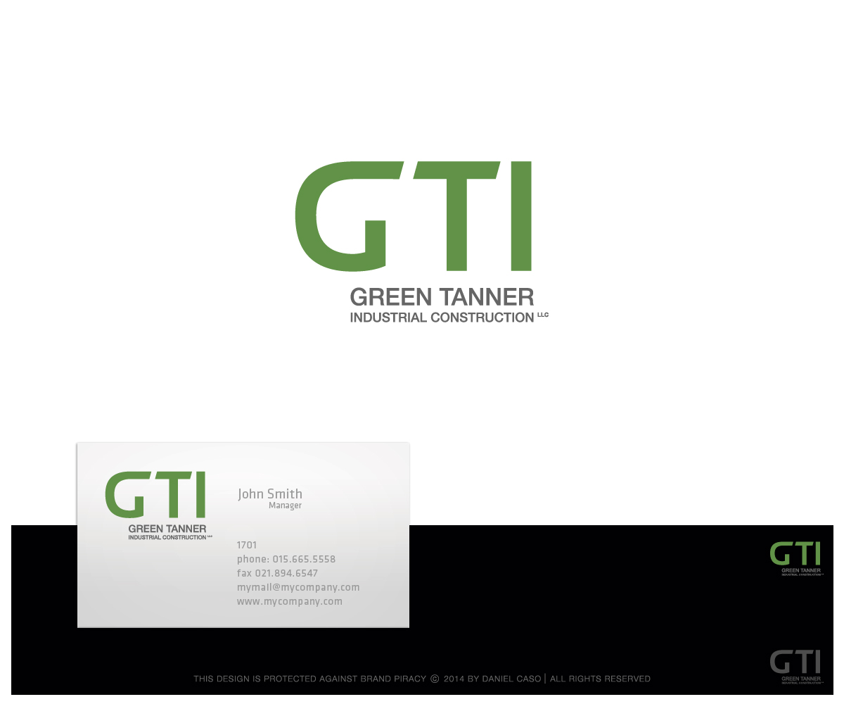 Diseño de Logo por Daniel Caso Design para Green Tanner Industrial Construction, LLC | Diseño #4817144