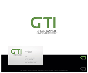 Diseño de Logo por Daniel Caso Design para Green Tanner Industrial Construction, LLC | Diseño: #4817144