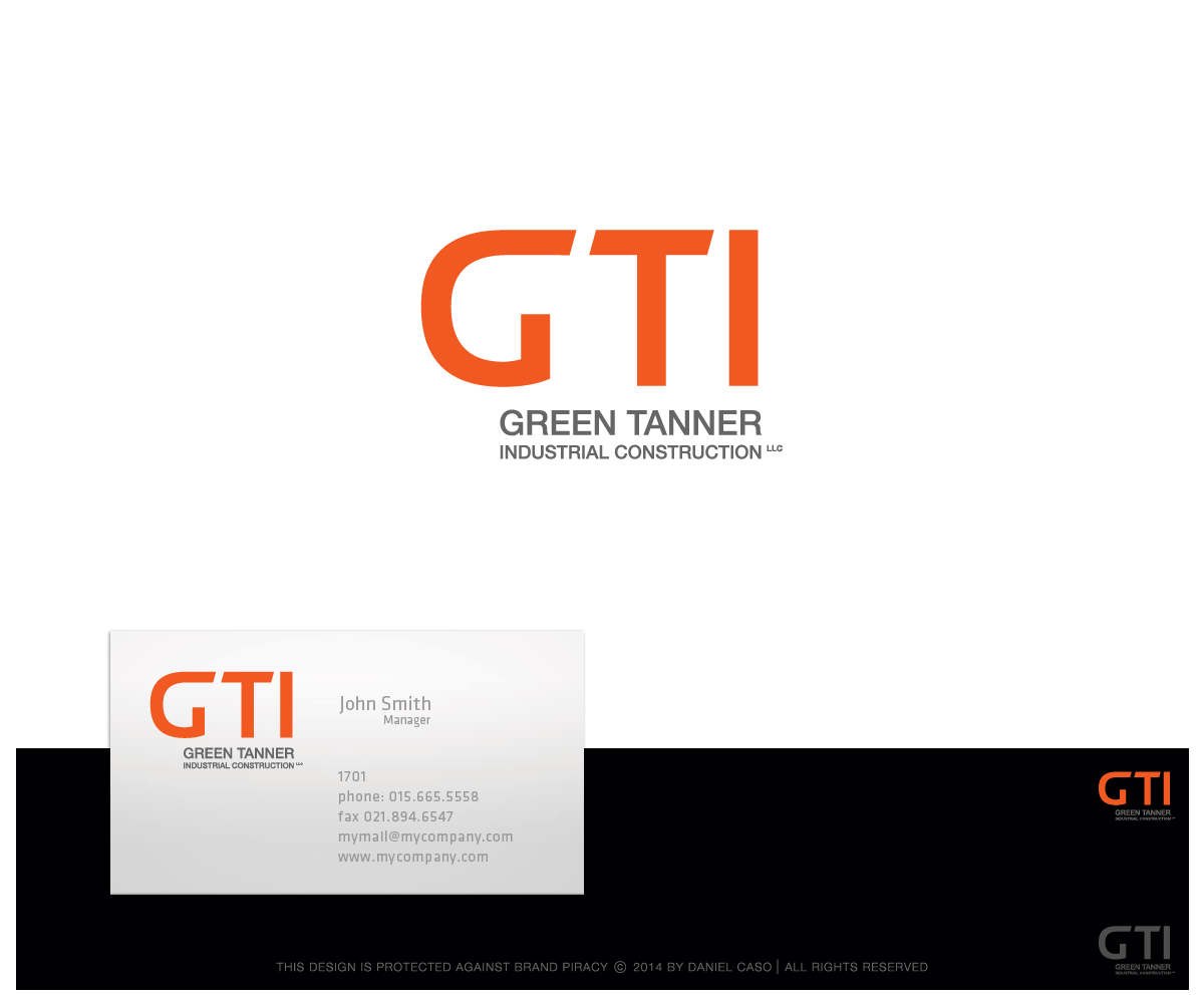 Diseño de Logo por Daniel Caso Design para Green Tanner Industrial Construction, LLC | Diseño #4817146