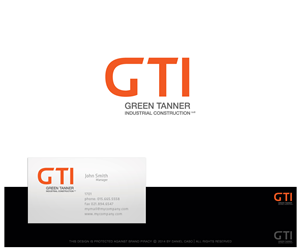 Diseño de Logo por Daniel Caso Design para Green Tanner Industrial Construction, LLC | Diseño: #4817146