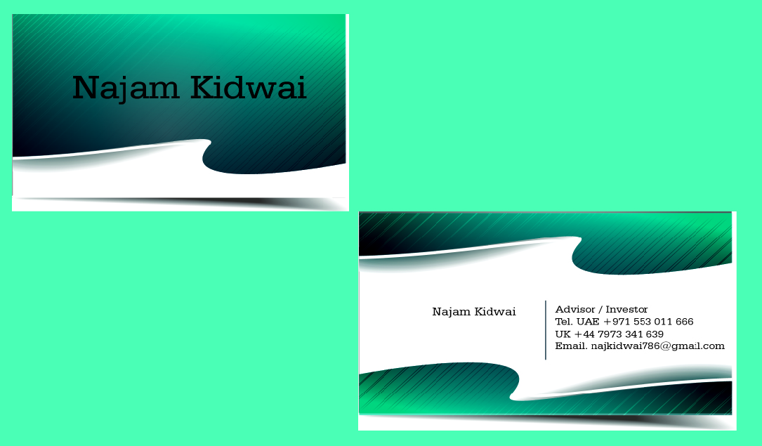 Business Card Design by RAJESH R for this project | Design #4843464